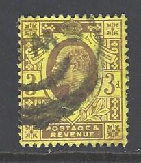 Great Britain Sc # 149 used perf 15 X 14 (RS)