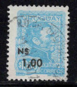 Uruguay Scott 932 Used surcharged Artigas stamps