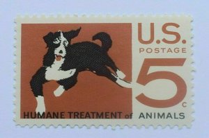 US STAMP SCOTT # 1307  HUMANE TREATMENT OF ANIMALS  5 CENTS - MNH - OG - 1966