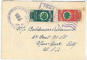 21712 - EL SALVADOR - POSTAL HISTORY - Propaganda postmark on COVER 1935 Coffee