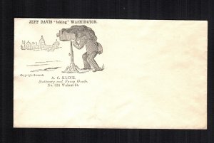 US 1 unused civil war cover