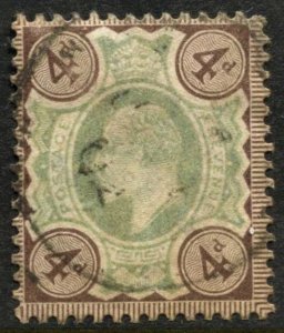 Great Britain #133 KEVII Definitive Used CV$40.00