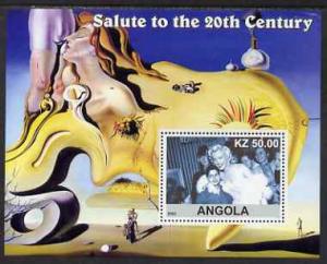 Angola 2002 Salute to the 20th Century #04 perf s/sheet -...