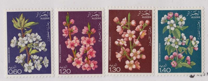 ALGERIA MH Scott # 607-610 Flowering Trees - remnants (4 Stamps) -2