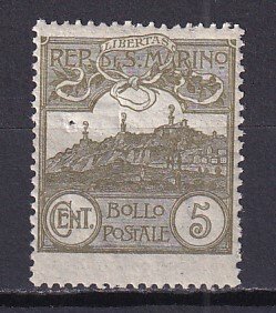 1903-25 - SAN MARINO - Scott #43 - MH *