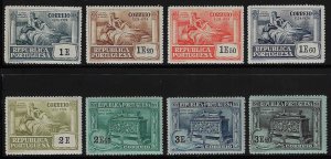 Portugal #335-42 Unused OG LH; Short set of 8 - Luis de Camoens  (1924)