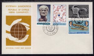 Cyprus 504-507 U/A FDC