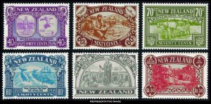 New Zealand Scott 950-955 Mint never hinged.