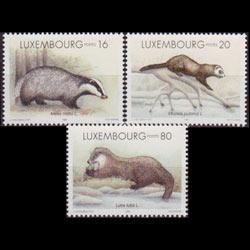 LUXEMBOURG 1996 - Scott# 953-5 Wildlife Set of 3 NH