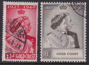 GOLD COAST 1948 Royal Silver Wedding set of two - 36280