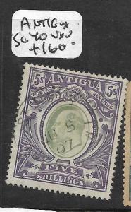 ANTIGUA (P0412B) KE 5/-  SG 40  VFU