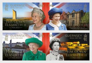 Guernsey - Postfris/MNH - Complete set Queen Elizabeth 2023