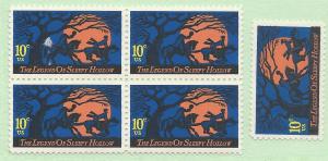 US #1548, MNH, Blk/4 + 1