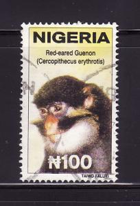 Nigeria 737 U Animals, Monkeys, Red Eared Guenon (C)