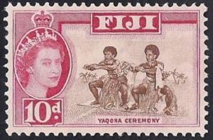 Fiji #170 10p Yaqona Ceremony, mint OG NH VF