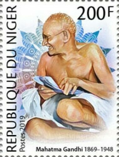 Stamps of Niger / 2019 / Mahatma Gandhi.