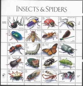 US Mint Sheet #3351a-t, Insects & Spiders, MNH*