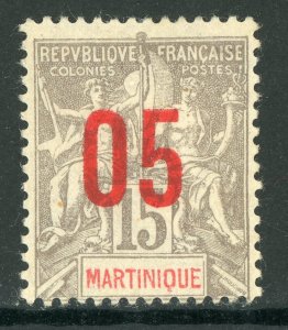 Martinique 1912 French Colony 5¢/15¢  Scott #101 Mint D797