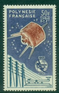 French Polynesia 1965 Airmail - The 100th Anniversary of ITU