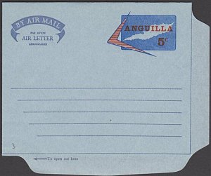 ANGUILLA 5c airletter / aerogramme unused..................................J730