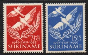 Suriname Sc #B62-B63 Mint Hinged