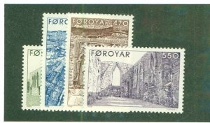 FAROE ISLANDS 182-5 MNH CV $5.70 BIN $3.30