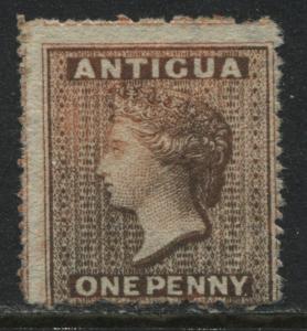 Antigua 1867 1d vermilion unused no gum