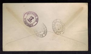 1937 Grenada first day cover to USA King George 6 KGVI Coronation Cachet FDC