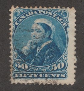 *KAPPYSSTAMPS 11918-42 CANADA SCOTT 47 USED  RETAIL $75