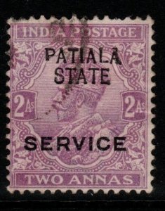 INDIA-PATIALA SGO39 1913 2a PURPLE USED