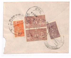 NEPAL Official SERVICE Cover Attractive Franking 1960s BF15