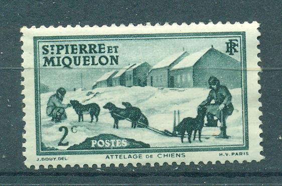 France-St. Pierre & Miquelon sc# 172 (3) mhr cat val $.25