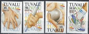 Tuvala 612-15 MNH 1992 Olympics