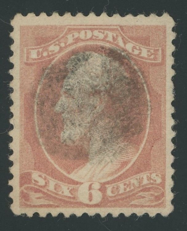 USA 208 - 6 cent Lincoln Dull Rose - VF/XF Used & Sound