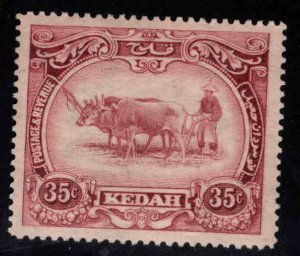 MALAYA Kedah Scott 39 MH*  Native Plowing stamp, wmk 4