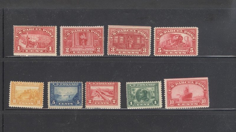 US, Excellent assortment of BETTER UNUSED Stamps in stock pages