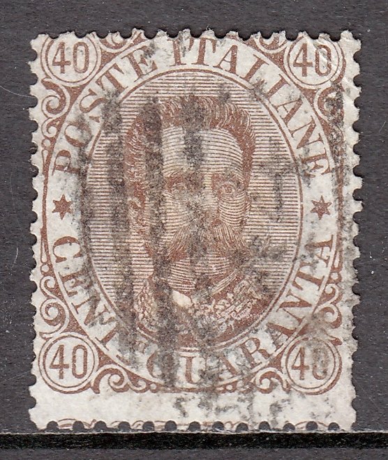 Italy - Scott #53 - Used - Corner crease UR, HH, short perfs  - SCV $20.00