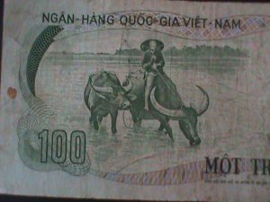​VIETNAM-BANK OF VIETNAM-100 DONG-CIRCULATED-VERY FINE WE SHIP TO WORLDWIDE