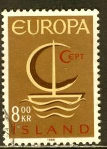 Iceland: 1966; Sc. # 385, O/Used Single Stamp