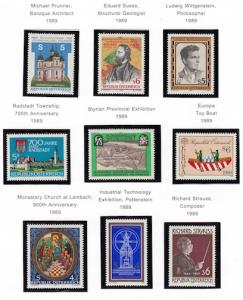 Austria  1989, most MNH