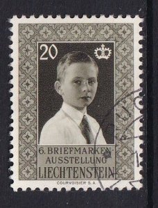 Liechtenstein  #307  used  1956  prince
