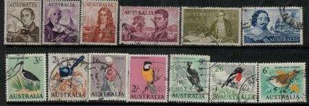 Australia 1963-1965 SC 365-379 Used SCV$ 161.90 Set