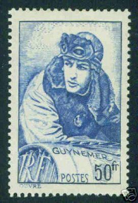 FRANCE Scott 396 Yvert 461 MH* CV 10 Euro WWI ACE