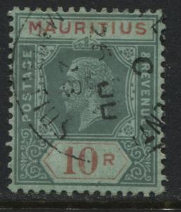 Mauritius 1921 10 rupees CDS used superb