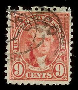 US #590 Used  
