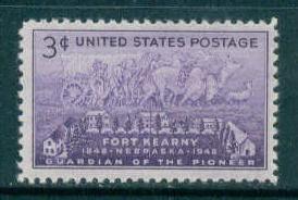 970 3c Fort Kearny Fine MNH