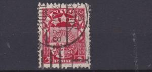 LATVIA    1921     5R CARMINE     USED 