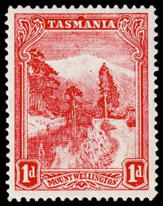 Tasmania Scott 95 (1902) Mint H F-VF, CV $22.50 M