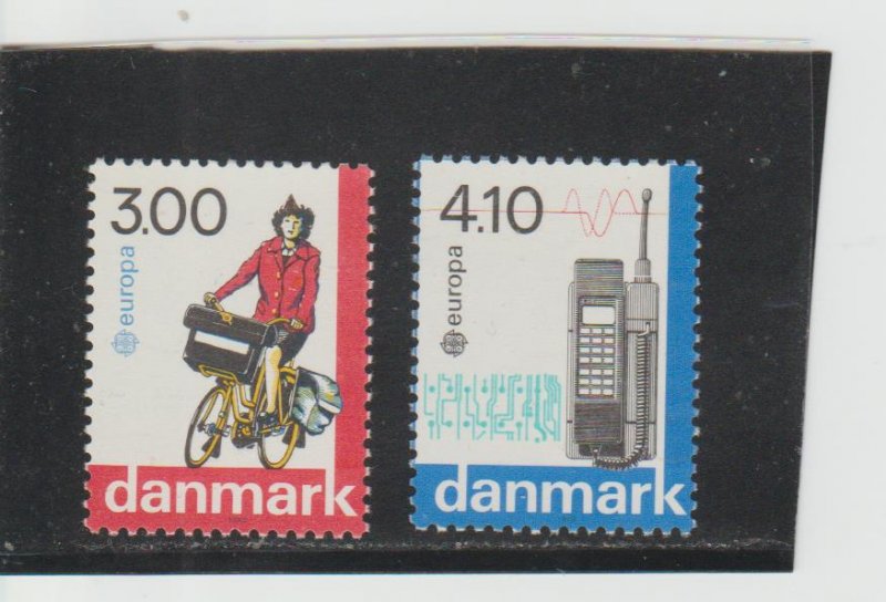 Denmark  Scott#  854-855  MNH  (1988 Europa)