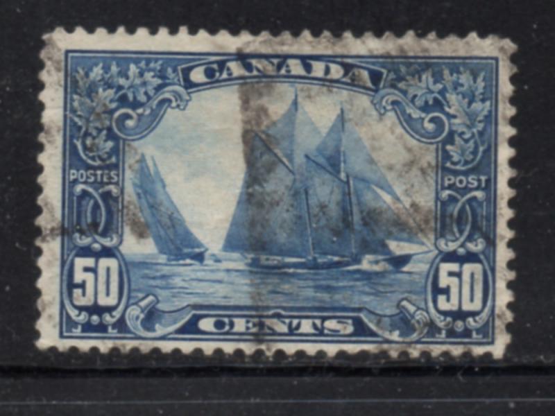 Canada Sc 158 1929 50 cent Schooner Bluenose stamp  used